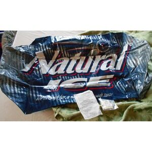 Natural Ice  34" Inflatable Beer Can Beer Bar Advertising New Vintage 2005 Cave